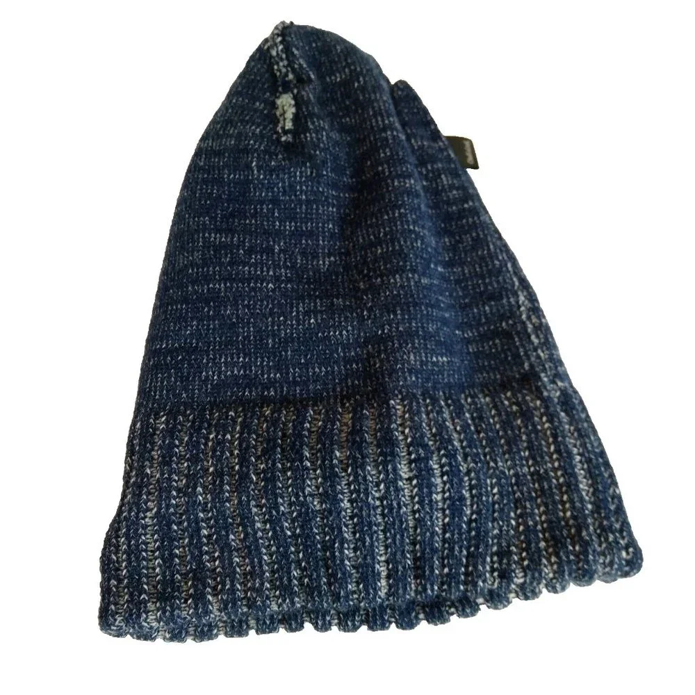 Dallas Knit Beanie Mens Blue White & Gray‎ Sports Cap Hat